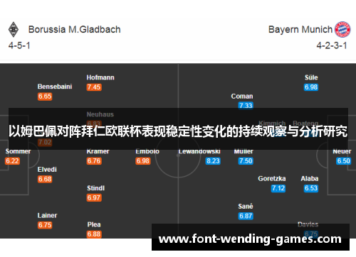 以姆巴佩对阵拜仁欧联杯表现稳定性变化的持续观察与分析研究 以姆巴佩对阵拜仁欧联杯表现稳定性变化的持续观察与分析研究